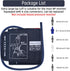 Large Blood Pressure Cuff, 8.7”-16.5” (22-42CM) BP Cuff Compatible with Omron BP Monitor, Replacement Cuff for Adult Big Arms, 6 Connectors...