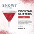 Snowy River Edible Cocktail Glitter - All Natural Edible Beverage Glitter for Cocktails, Wine, Champagne & Soda, Perfect for Parties or Dusting Ca...