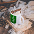 3dRose Keep Calm and Farm On Mug, 11 oz, Black/White...