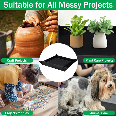 Repotting Mat for Plant Transplanting Indoor Thickened Waterproof Portable Foldable Gardening PottingTray Mat Plant Tool Accessories for Plants Su...