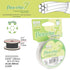 The Beadsmith Flex-Rite 7 Strand Nylon Coated, Stainless-Steel Beading Wire, Jewelry Making Supply (.018 Dia, Clear - 30 Ft)...