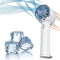 Ice Cooling Handheld Fan, Refrigerating Ice Cooling Pad Built-in Mini Turbine Portable Air Conditioner Fan...
