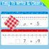 15 PCS Number Line Dry Erase Boards, Double Sided Writable and Erasable Board-0-10 on One side & 0-20 on Other Side Math White Board for Kids, Stu...