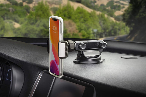Scosche UH4WDEX2-SP Extendo Mount Car Phone Holder Windshield / Dashboard | StickGrip Base | Telescoping Adjustable Arm | Black...