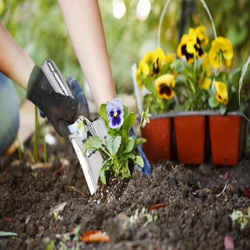 Garden Shovel Hand Trowel, Sturdy Heavy Duty Gardening Tool Trowel, Small Gardening Hand Tools Shovels for Digging, Rust Resistant Garden Spade Tr...