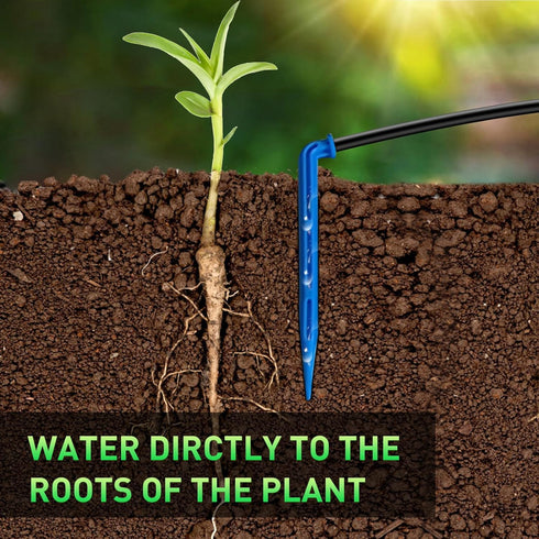 39 FT Solar Drip Irrigation Kit System, Garden Watering System?3W 3000mAh Larger Capacity?Auto Easy DIY Watering Device, Automatic Outdoor/Indoor ...