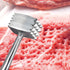 HIC Kitchen Heavyweight Meat Tenderizer Ice Cracker Marinating Prep Tool, Double Sided, Heavyweight Aluminum...