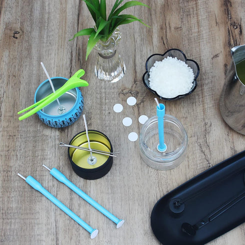 Candle Wick Kit, 60 Cotton Candle Wicks with Candle Making Tools for Candle Making (Thin, 8 inches)...