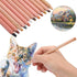12PCS Skin Tone Pastel Pencils, 12 Set From Light to Dark, Perfect for Painting, Illustration, Tinting, Sketching, Portrait...