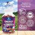 Energy Gummies Vitamin B12, Green Tea & Natural Caffeine Support, Extra Strength 1000 mcg Daily Energy Vitamins, Delicious Berry Flavor Gummy Chew...