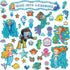 49 Pieces Ocean Beach Theme Classroom Bulletin Board Decoration Sets Dive Into Learning Bulletin Board Sea Animal Jeweled Fish Cutouts Divers Cuto...