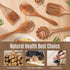 5 PCS Wooden Spoons for Cooking Natural Teak Kitchen Utensils Smooth Non-Stick Surface Cooking Utensils Set Soft Comfort-Grip Wooden Utensils for ...