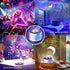 Galaxy Projector?3 in 1 RGB Music Aurora Projector Night Light with Bluetooth Speaker and White Noise, Timer, Moon Projection for Baby Kids Adults...