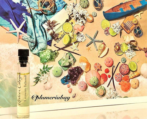 Atelier Cologne Lemon Island Sample-Vial And Postcard, Unisex 0.05 oz Pure Parfum...
