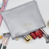 2 Pack Makeup Bag for Purse, Vegan Leather, Travel Makeup Pouch Cosmetic Bag Zipper Pouch Bags,Travel Toiletry Bags for Women (A Silver, 9x7 inch)...