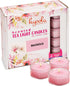 HYOOLA Scented Tealight Candles - Clear Cup - Magnolia Tealight Candles Scented - 6 Hour Burn Time - 15 Pack - European Made...