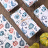 100 PCS Blue White Pumpkin Tissue Paper for Gift Wrapping, Pumpkin Pattern Tissue Paper for Blue White Thanksgiving Fall Harvest Party Decor Decou...