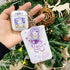 Fycyko Compatible with AirPods 2 Case Clear Cute Cartoon Rabbit Keychain Protective Cover Space Astronaut Purple Pattern Card Cover Credit Card ID...