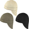 Macarrie 3 Pcs Welding Hats for Men Flame Resistant Cotton Welding Cap Mesh Inside Liner Welder Cap Low Crown for Welder Electrician Gas Station M...
