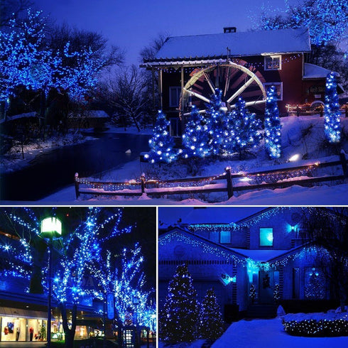 FULLBELL Decorative String lights 72.2 Feet 200 LED Fairy Lights 5V USB Powered Supply with Multi Lighting Modes Controller for Chirstmas Tree, Bi...