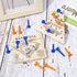 ONEST 5 Packs Wooden Peg Board Game Wooden Board Game Family Board Game Toy Birthday Party Favors Classic Educational Toy for Teens and Adults...