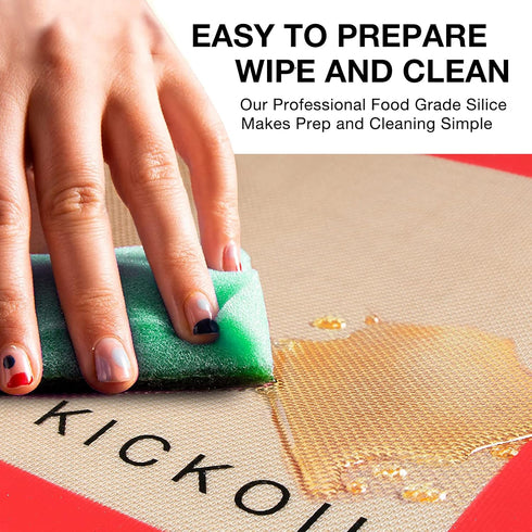Silicone Baking Mat Non Stick Baking Sheet Cooking Baking Essentials Gadgets,Kitchen Accessories Like Reusable Parchment Paper Oven Half Sheet Sil...