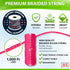 Pink Mason Line String Line - #18 Braided Nylon String - 1,000 Ft Length - Nylon Twine for Gardening Or Masonry Tools - Perfect Construction Strin...