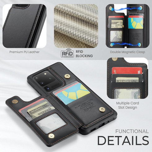 Asuwish Phone Case for Samsung Galaxy S20 Ultra 5G Wallet Cover with Screen Protector and RFID Blocking PU Leather Credit Card Holder Stand Cell A...