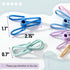 Mr. Pen- Chip Clips, 18 Pack, 2 Inch, Pastel Colors, Utility Steel PVC-Coated Clips, Bag Clips, Chip Clip, Metal Clips, Chip Bag Clip, Food Clips,...
