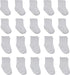 Little Me 20-Pack Newborn Baby Infant & Toddler Unisex Socks, 0-12/12-24 Months, Assorted Size Pack, White...