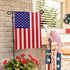 American Garden Flag USA Garden Flag Yard American Flag Thick Weatherproof Burlap US Stars and Stripes Patriotic US Garden Flag Decor for Outdoor ...