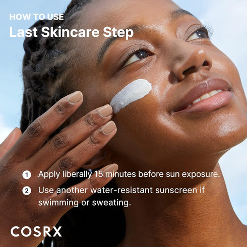 COSRX Daily SPF 50 Vitamin E Sunscreen - UVA/UVB Protection, Lightweight, No White Cast, Semi Matte Finish, Sebum Balancing, Reef Friendly...