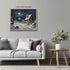 Posterizer 1 pcs-old farm house in snowy winter nature-in oil painting style-9-Landscape & Nature Art-Living Room Bedroom Decor- unframed wall art...