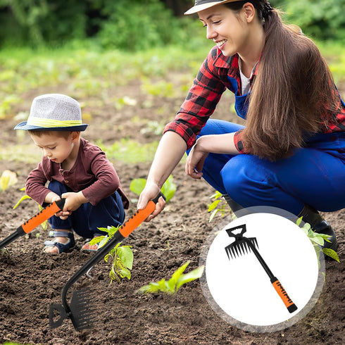 2024 New Gardening Hand Weeder Tools, Weeding Artifact Uproot Weeding Tools, Manganese Steel Weed Remover Tool Hand Weed Puller, for Yard and Gard...