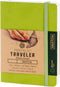 Pentalic 4" x 6" Pocket Sketchbook Traveler Journal, 160 Pages, Olive Green...