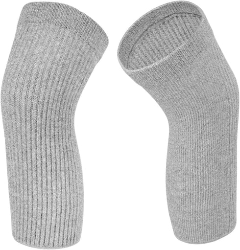 Elastic Cotton Knee Warmers, Knee Sleeves for Men and Women - Circulation Support and Joint Pain Relief, Arthritis Aid, One Pair, Made in Japan...