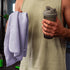S&T INC. Microfiber Sweat Towel for Gym, Yoga Towel for Home Gym, Workout Towels for Gym Bag, 16 Inch x 27 Inch, Purple, 3 Pack...