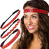 Hipsy Women's Adjustable NO SLIP Bling Glitter Headband Mixed Pack (Red 3pk)...