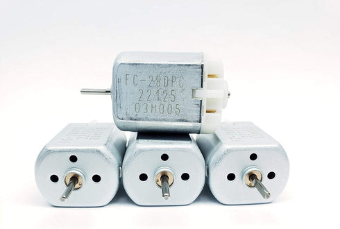 4 Pack - 10mm Flat Shaft Central Door Lock Actuator Motor FC-280PC-22125 FLAT SHAFT, D Spindle, Power Locking Repair Engine...