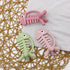 3D Fish Teething Toys for Babies 0-6 Months Baby Teether Ring 100% Silicone, Infant Newborn Toys for Teething Relief, Brain Development for Babies...