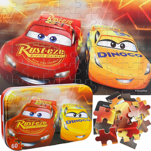 NEILDEN Puzzles for Kids Ages 4-8 Children Jigsaw Puzzles 60 Pieces Puzzles in a Metal Box for Toddler Floor Puzzles for Girls and Boys...
