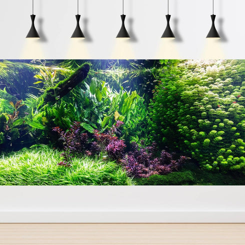 Aquarium Background Underwater Ocean Fish Coral Reef Roots Terrarium Background Tropical Scenery Aquatic Plants Jungle Style Aquarium Backdrop Fis...