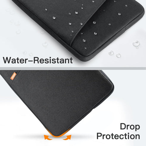 JETech Laptop Sleeve for 14-Inch MacBook Pro M3 / M2 / M1 A2779 A2442, Waterproof Bag Case with Pocket, Compatible with 14 Inch Notebook (Black)...