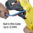 DOWELL Wire Stripping Tool Wire Stripper Cutter 14-24AWG for Flat Ribbon Cable Wire Electrical Automotive Repair HY040701N...