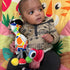 Plush Chime & See Attachable Hanging Activity Toy Jaffy The Fringe Footed Giraffe Gender Neutral Funky Fun Sensory Gift...