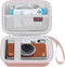 Camera Carrying Case Compatible with Fujifilm Instax Mini EVO Instant Camera, Camera Lens cover Photo Printer Travel Protective Storage Holder, Me...