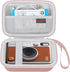 Camera Carrying Case Compatible with Fujifilm Instax Mini EVO Instant Camera, Camera Lens cover Photo Printer Travel Protective Storage Holder, Me...
