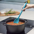 Zeal Scratch Non-Stick Silicone Cooking Spoon, Aqua Blue, 30 cm...
