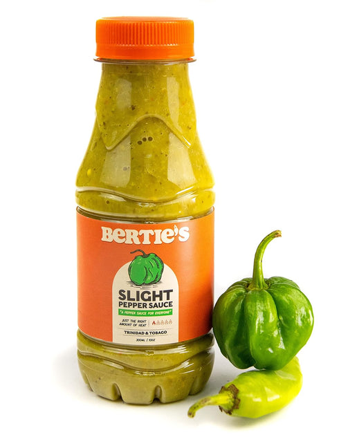 Bertie's Slight Pepper Sauce (10 Oz./300ml) | Gives You Great Flavour Without Too Much Heat...