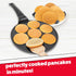 Car & Truck Mini Pancake Pan - Make 7 Unique Flapjack Cars, Nonstick Pan Cake Maker Griddle w Long Handle for Breakfast Fun & Easy Cleanup, Unique...